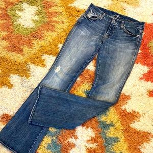 7 for All Mankind fit and flare jeans